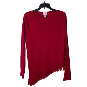 Dorby women’s red sweater Top size XL winter Style